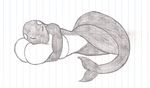  big_breasts breasts cetacean chest_pillows dragon-heart female i_sleep_here marine orca sleeping 