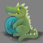  ambiguous_gender crocodile cute invalid_tag reptile scalie solo spazzyhusky 