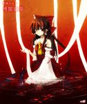  character_name hakurei_reimu leaf nr_(cmnrr) solo touhou water 