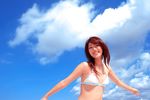  bikini cloud clouds photo swimsuit takigawa_hanako 