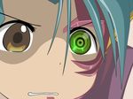  1boy artist_request code_geass face green_hair gununu jeremiah_gottwald male male_focus parody solo source_request 