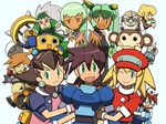  blonde_hair capcom gloves green_eyes rockman rockman_dash rockman_dash_2 rockman_dash_3 roll_caskett shorts smile 