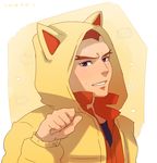  @@@ animal_ears bad_id bad_pixiv_id cat_ears coat edward_keddy eyebrows fake_animal_ears hood male_focus paw_pose purple_eyes red_hair simple_background solo tiger_&amp;_bunny white_background 