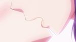 2girls animated animated_gif bra breasts kiss multiple_girls musen_ran ponytail r-15 saliva school_uniform tongue underwear yuri 
