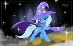  cape cutie_mark equine female feral friendship_is_magic hat horn horse killryde looking_at_viewer mammal my_little_pony pony solo trixie_(mlp) unicorn wizard_hat 