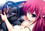  car cleavage close fumio grisaia_no_kajitsu grisaia_no_meikyu long_hair suou_amane 