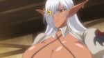  big_breasts dark_elf dark_skin elf_hime_nina huge_breasts long_hair miriya pointy_ears 