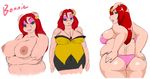  big_thighs bikini bonnie breasts butt chubby clothed clothing dress female invalid_tag looking_at_viewer looking_back mammal model_sheet nipples nude overweight pig porcine skimpy snout speeds swimsuit thick_thighs 