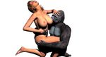  3d ape bestiality big breasts female feral gorilla human interspecies male milking straight 