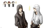  altair artist_request assassin&#039;s_creed assassin&#039;s_creed_i assassin&#039;s_creed_ii assassin's_creed assassin's_creed_(series) assassin's_creed_i assassin's_creed_ii casual coat desmond_miles ezio_auditore_da_firenze gloves hood hoodie leonardo_da_vinci male male_focus scar 