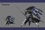  atlus monster persona persona_3 pixel_art sword thanatos weapon 