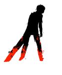  1boy great_knife james_sunderland knife male male_focus silent_hill silent_hill_2 solo standing sword weapon 