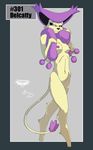  anthro breasts collaboration delcatty digitigrade feline female mammal mingchee navel nintendo nipples notorious84 nude pinup plain_background pok&#233;mon pok&#233;morph pok&eacute;mon pok&eacute;morph red_eyes smile solo standing the_pokedex_project video_games 