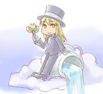  androgynous blonde_hair cloud creator formal god hat lowres no_humans saga saga_1 solo suit 