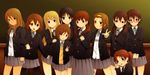  akiyama_mio bad_id bad_pixiv_id black_hair blonde_hair brown_hair extra hirasawa_yui k-on! kimura_fumie kinoshita_shizuka kotobuki_tsumugi long_hair manabe_nodoka multiple_girls nojima_chika pantyhose school_uniform shian_(my_lonly_life.) short_hair tachibana_himeko tainaka_ritsu v wakaouji_ichigo 