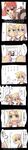  1girl animal_helmet bad_id bad_pixiv_id blonde_hair comic depressed hello_kitty helmet highres kagamine_len kagamine_rin long_hair long_image nekomura_iroha pink_hair sachirika tall_image translated vocaloid 