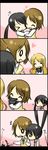  4koma cat comic heart hirasawa_yui jealous k-on! kotobuki_tsumugi multiple_girls nakano_azusa ozawa_(pikasky) silent_comic tsundere 