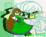  brown_hair chibi heterochromia long_hair parody puyopuyo puyopuyo_fever rozen_maiden solo style_parody suiseiseki very_long_hair y&amp;k 