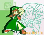  character_name hong_meiling parody puyopuyo puyopuyo_fever red_hair solo style_parody touhou y&amp;k zoom_layer 