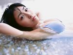  beach bikini_top breasts cleavage ocean photo sato_hiroko wet ysweb_vol_32 