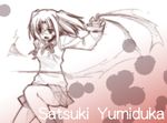  bad_id bad_pixiv_id monochrome pink solo tsukihime yumizuka_satsuki yuuki_eishi 
