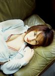  bikini_top blouse breasts cleavage highres ichikawa_yui ns_eyes_260 open_clothes open_shirt photo shirt 