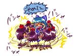  bad_id bad_pixiv_id chibi cirno minute222i multiple_girls shameimaru_aya touhou 