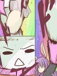  animal_ears aoi_tobira bunny_ears comic parody reisen_udongein_inaba silent_comic tengen_toppa_gurren_lagann touhou 