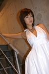  breasts cleavage dress highres hoshino_aki marshmallow photo 