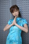 asian china_dress chinadress chinese_clothes dress highres hoshino_aki marshmallow photo qipao 