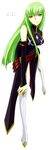  bad_anatomy bad_id bad_pixiv_id boots c.c. code_geass green_hair solo thigh_boots thighhighs yellow_eyes 