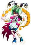  antennae bad_id bad_pixiv_id cape green_hair lowres mura_kuroe solo touhou wriggle_nightbug 