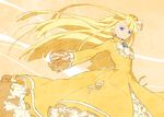  ascot asteria_lizamarie_de_roschefall blonde_hair blue_eyes dress hair_ornament headdress long_hair mimana rinne_no_lagrange solo very_long_hair 