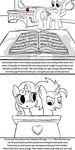  &lt;3 bitterplaguerat cheerilee_(mlp) comic cub cutie_mark dialog dialogue english_text equine female feral friendship_is_magic hair hooves horn horse long_hair male mammal my_little_pony pony short_hair sweetie_belle_(mlp) text unicorn young 