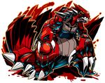  groudon highres no_humans pokemon pokemon_(creature) sido_(slipknot) solo transparent_background 