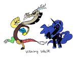  beard cutie_mark discord_(mlp) draconequus equine eyes_closed facial_hair female feral friendship_is_magic hair horn horse invalid_tag male mammal mickeymonster my_little_pony nightmare_moon_(mlp) pony winged_unicorn wings 