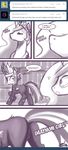  butt comic crown duo english_text equine eye_patch eyewear female feral friendship_is_magic hair horn horse invalid_tag john_joseco lesbian mammal my_little_pony pony princess_celestia_(mlp) rubber text tumblr twilight_sparkle_(mlp) unicorn winged_unicorn wings 