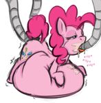  feeding female feral forced friendship_is_magic horse inflation mammal my_little_pony pinkie_pie_(mlp) pony rape solo stuffing tentacle_rape tentacles tubes 
