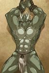  argonian biceps big_muscles blush bound bulge gay green_eyes horn horny kokuhane lizard loincloth looking_at_viewer male mangariuma muscles pecs penis reptile rope scales scalie solo sweat the_elder_scrolls topless video_games 