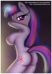  anthro anthrofied big_breasts breasts butt cutie_mark equine female friendship_is_magic horn horse innocenttazlet invalid_tag looking_back mammal mane my_little_pony nipples nude side_boob solo twilight_sparkle_(mlp) unicorn 