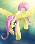  angry cutie_mark equine female feral fluttershy_(mlp) friendship_is_magic hair lauren_magpie looking_at_viewer magpie_(artist) mammal my_little_pony pegasus pink_hair solo wings 
