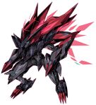  artist_name blue_eyes commission english_commentary full_body highres mecha mechanization pillar_buster pokemon robot simple_background solo watermark white_background zoroark 