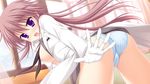  ass blush breasts brown_hair cameltoe game_cg gloves hatsuyuki_sakura kozakai_aya nipples panties saga_planets tears toranosuke underwear 