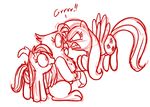  angry avian equine female fluttershy_(mlp) friendship_is_magic gilda_(mlp) gryphon hair horse invalid_tag mickeymonster my_little_pony pegasus pony rage_face rainbow_dash_(mlp) wings 