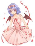 dress remilia_scarlet ribbon solo touhou wings yu_(lovepayon) 