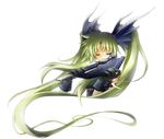  aoi_wakusei bardiche blonde_hair broken fate_testarossa long_hair lyrical_nanoha mahou_shoujo_lyrical_nanoha solo very_long_hair 