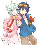  1girl bad_id bad_pixiv_id couple hetero nia_teppelin shima_tokio simon tengen_toppa_gurren_lagann 