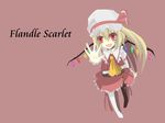  bad_anatomy bad_id bad_pixiv_id blonde_hair character_name flandre_scarlet hat ribbon solo touhou vampire wings 