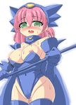  artist_request blush breasts dragoon dragoon_(final_fantasy) final_fantasy final_fantasy_v kerger360 large_breasts lenna_charlotte_tycoon nipples smile weapon 
