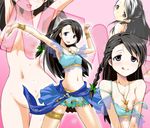  :q areola_slip areolae armpits arms_up bare_shoulders black_hair blue_eyes braid breast_slip breasts censored cleavage convenient_censoring crop_top cum dancer head_out_of_frame hirowa_nagi idolmaster idolmaster_cinderella_girls jewelry kurihara_nene long_hair looking_back medium_breasts midriff naughty_face navel necklace nipples nude off_shoulder one_breast_out side_braid small_breasts smile strap_slip suggestive_fluid sweat tongue tongue_out 